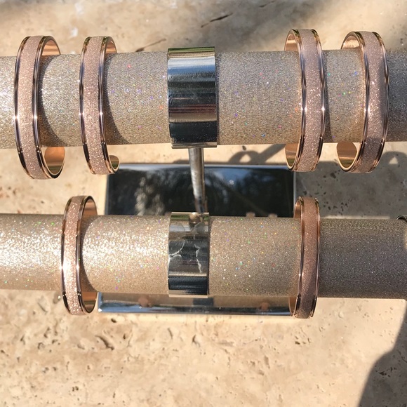 Spring Fashion | Rose Gold Infinity Cuff Bracelet - Picture 2 of 7